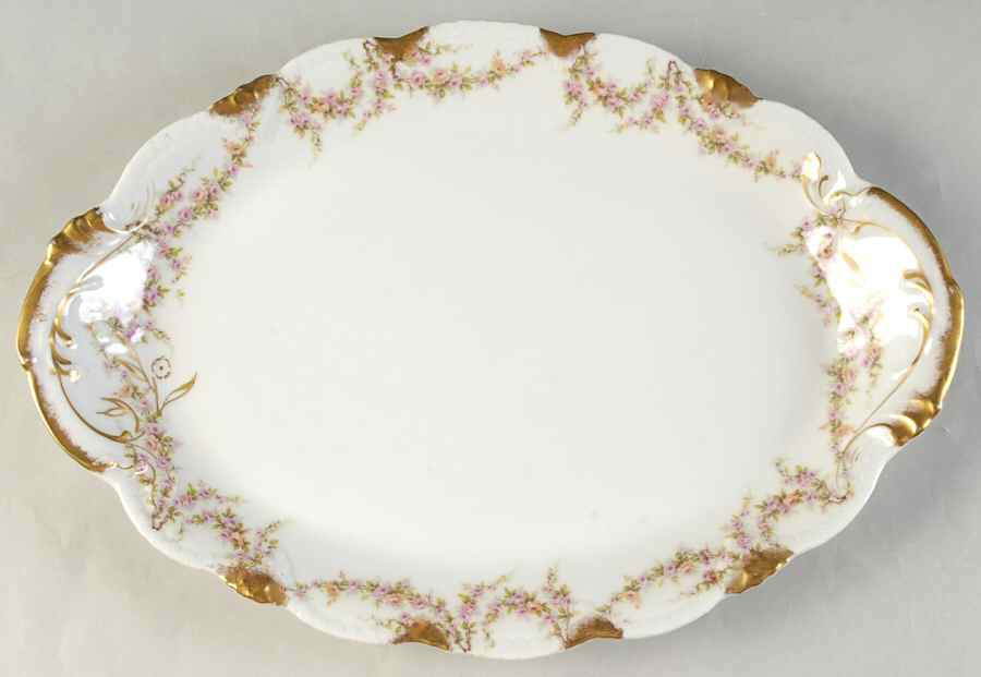 Schleiger 145-2 14" Oval Serving Platter by Haviland-1