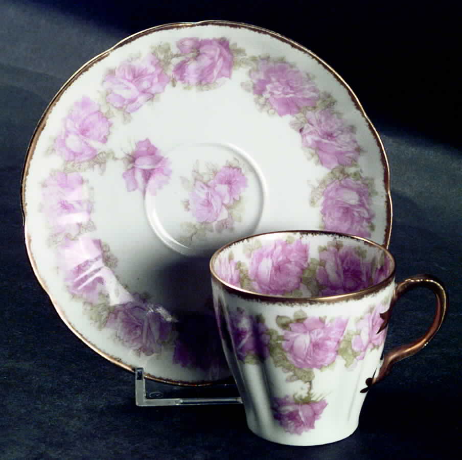 Schleiger 55-6 Flat Demitasse Cup & Saucer Set by Haviland-1