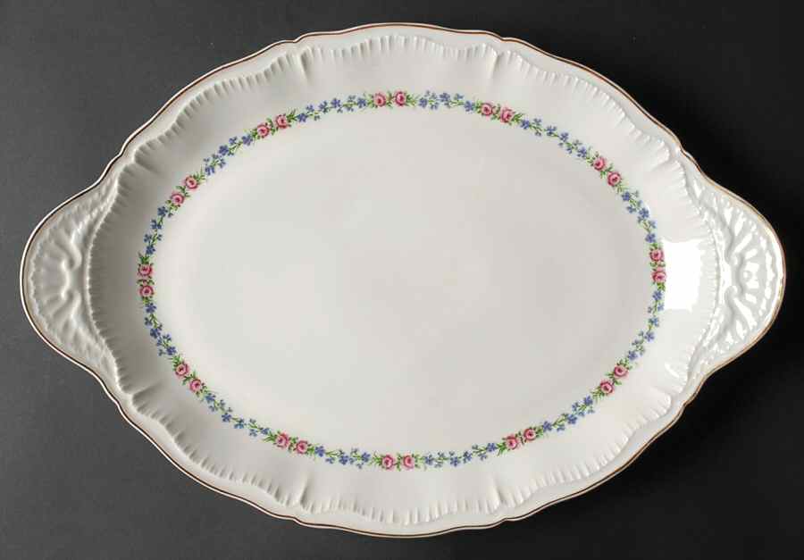Nancy 16" Oval Serving Platter by Haviland-1