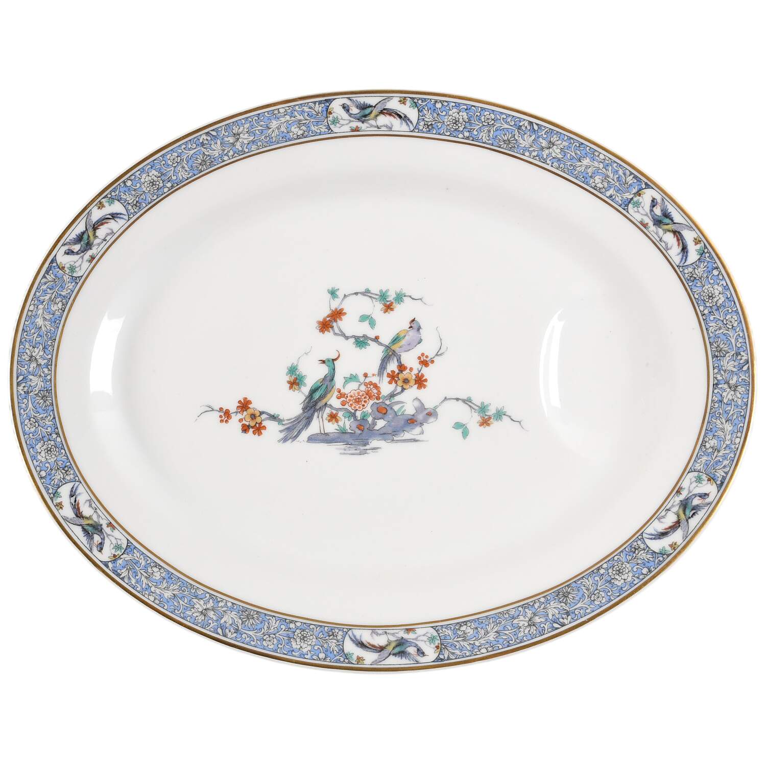 H1745 13" Oval Platter with Well by Haviland-1