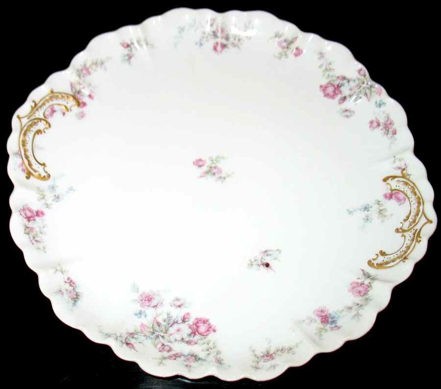 Schleiger 682-2 Handled Cake Plate by Haviland-1