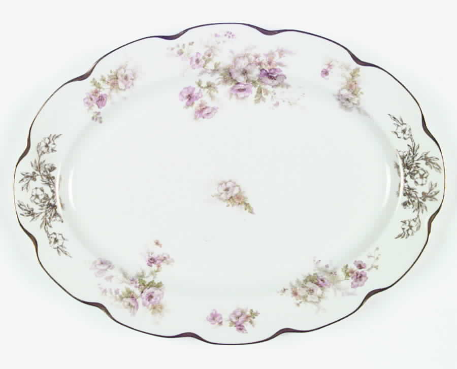 H1756 14" Oval Serving Platter by Haviland-1