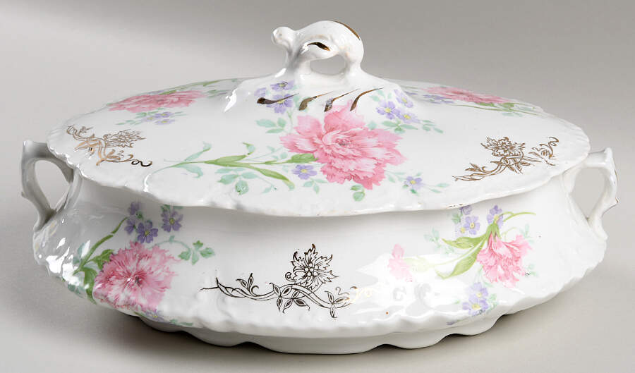 HLC2190 Oval Covered Vegetable by Homer Laughlin -1