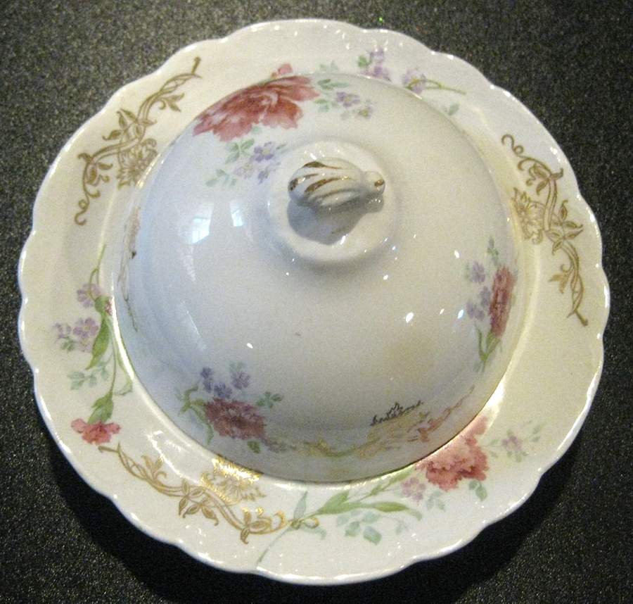 HLC2190 Round Covered Butter by Homer Laughlin -1