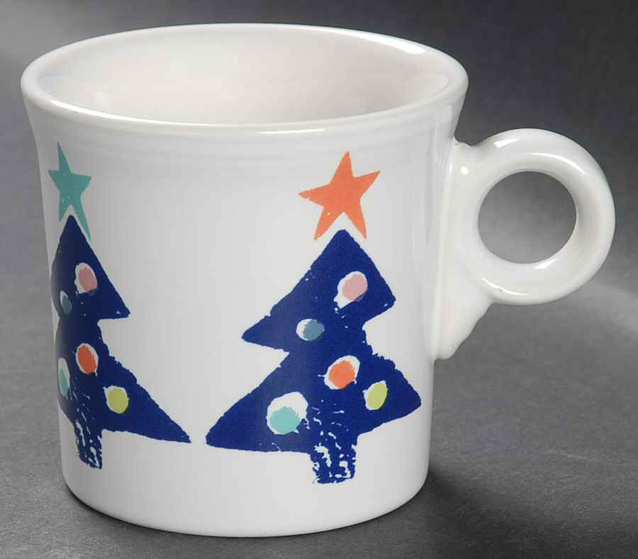 Fiesta Blue Tree Mug by Homer Laughlin -1