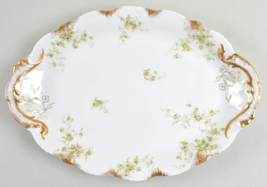 Schleiger 150-8 14" Oval Serving Platter by Haviland-1