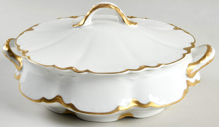 H1768 Round Covered Vegetable by Haviland-1