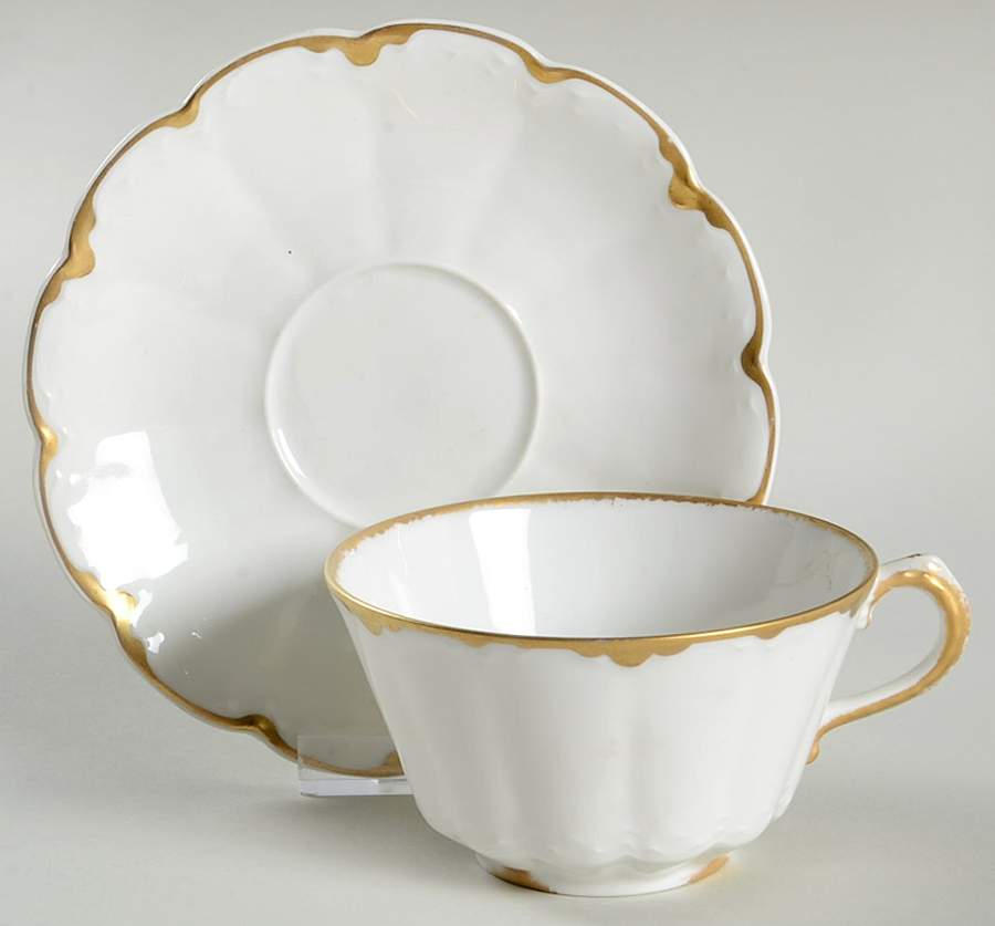 H1768 Flat Cup & Saucer Set by Haviland-1