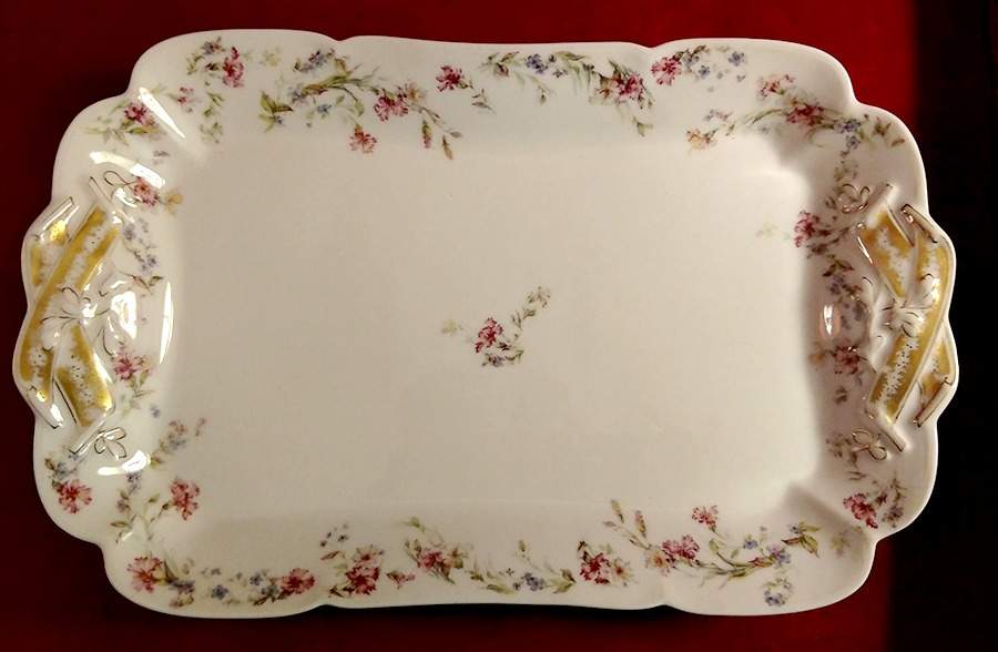 Schleiger 240-1 15" Oval Serving Platter by Haviland-1