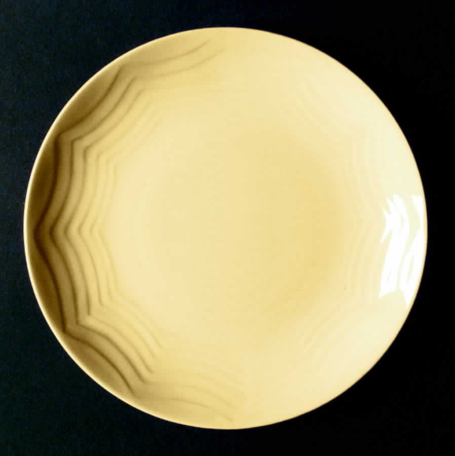 Modern Farmer Yellow Dinner Plate by Homer Laughlin -1