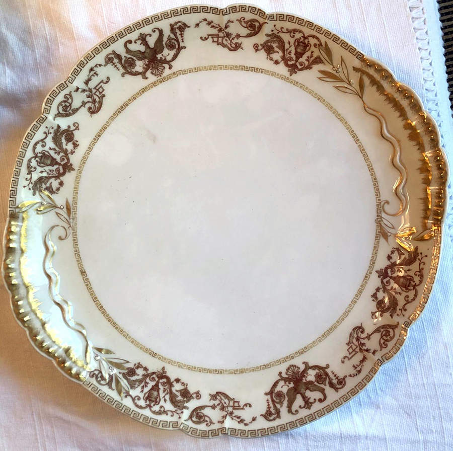 Schleiger 1194-1 Handled Cake Plate by Haviland-1