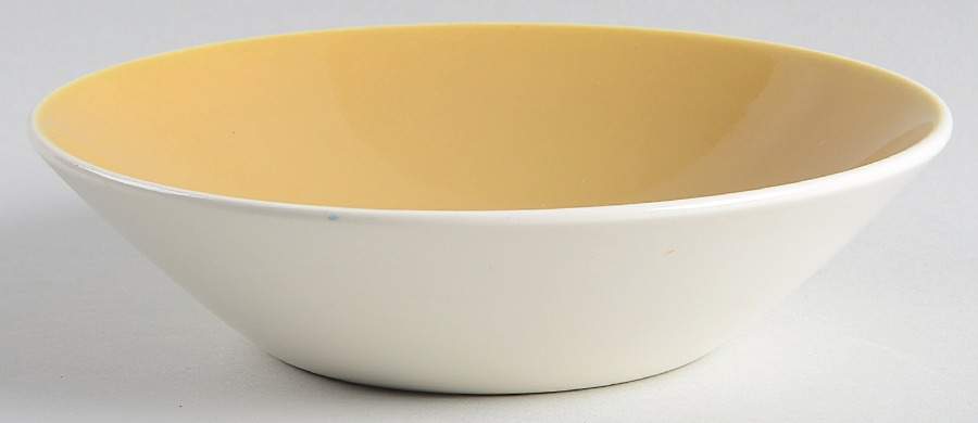 Marigold (Large Yellow Flowers) Coupe Cereal Bowl by Homer Laughlin -1