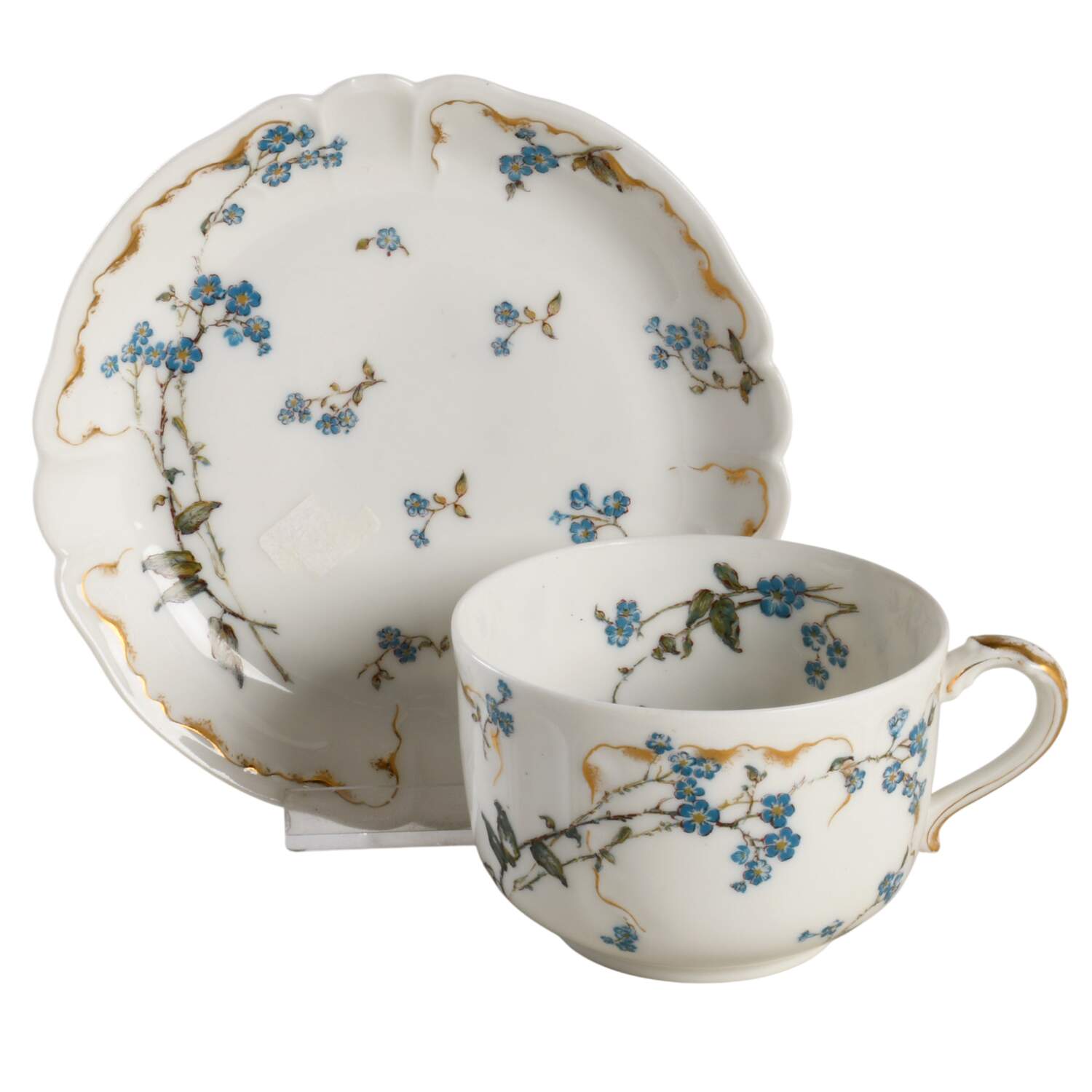 H1819 Flat Cup & Saucer Set by Haviland-1