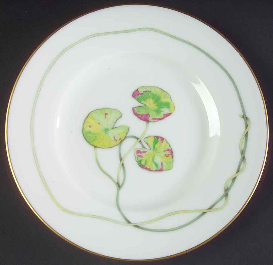 Nil (Gold Trim) Bread & Butter Plate by Hermes-1