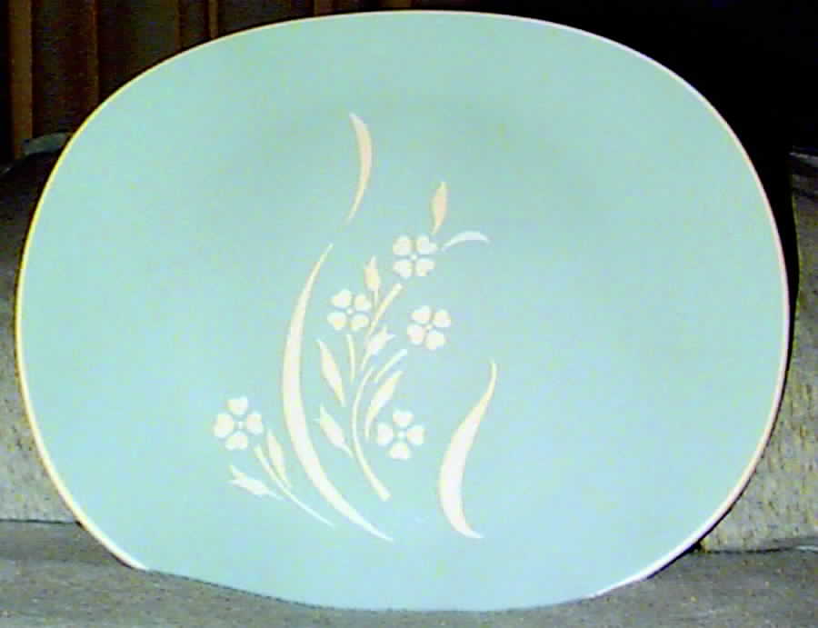 Spring Breeze 12" Oval Serving Platter by Harmony House China-1