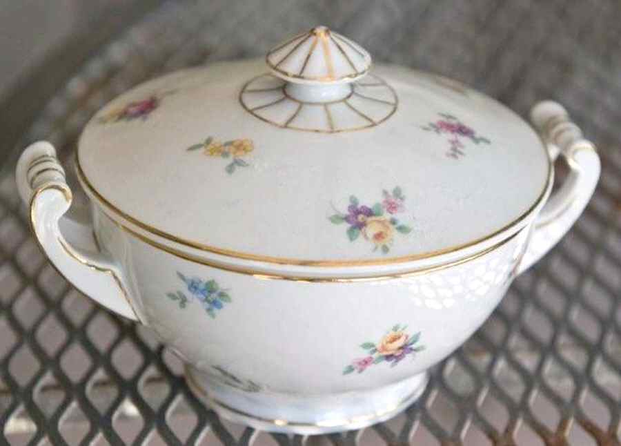 HWC17 Sugar Bowl & Lid by HW (Germany, Czech)-1