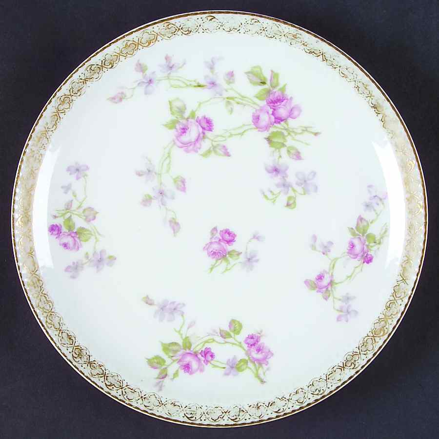 Schleiger 87-1 Coupe Salad Plate by Haviland-1