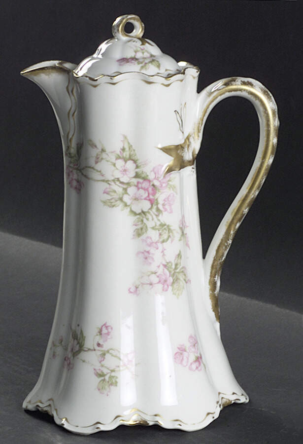 Schleiger 241-1 Chocolate Pot & Lid by Haviland-1