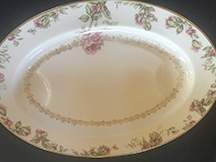H1848 14" Oval Serving Platter by Haviland-1