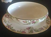 H1848 Gravy Boat with Attached Underplate by Haviland-1