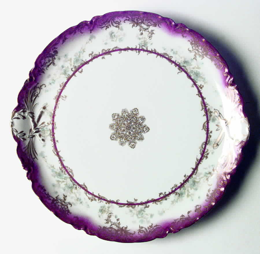H1859 Handled Cake Plate by Haviland-1