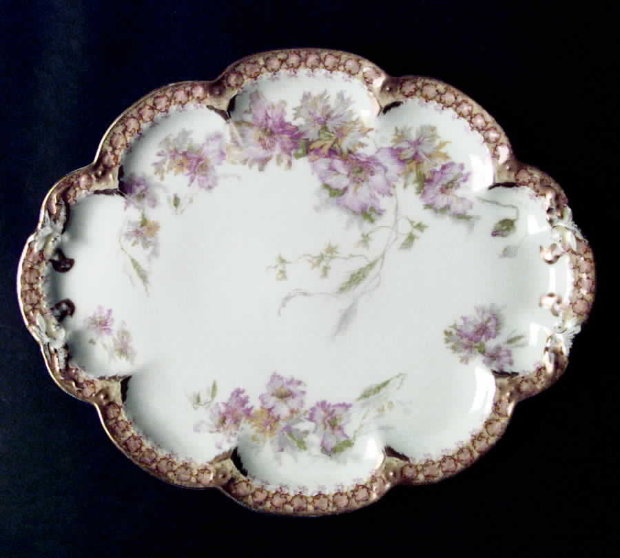 Schleiger 656-3 10" Sandwich Tray by Haviland-1