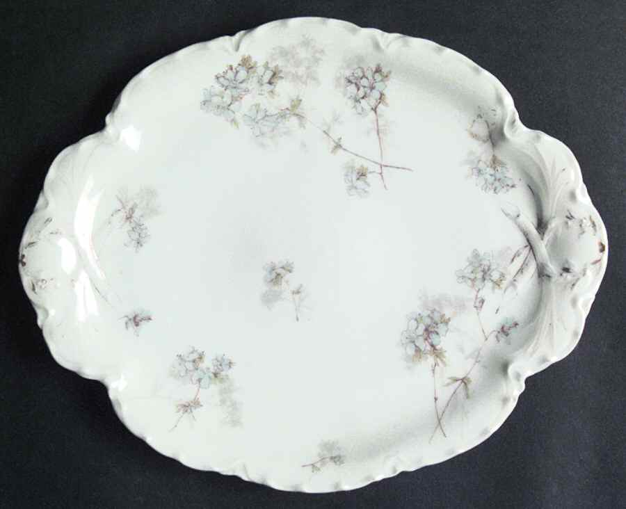 Schleiger 83-1 10" Oval Serving Platter by Haviland-1