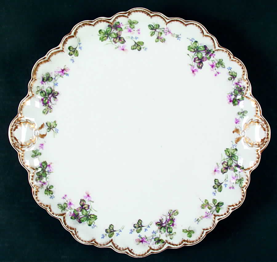 Schleiger 908-1 Handled Cake Plate by Haviland-1