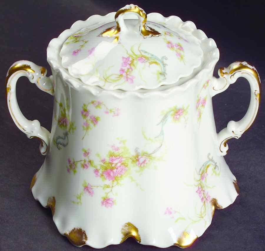Schleiger 57-4 Sugar Bowl & Lid by Haviland-1
