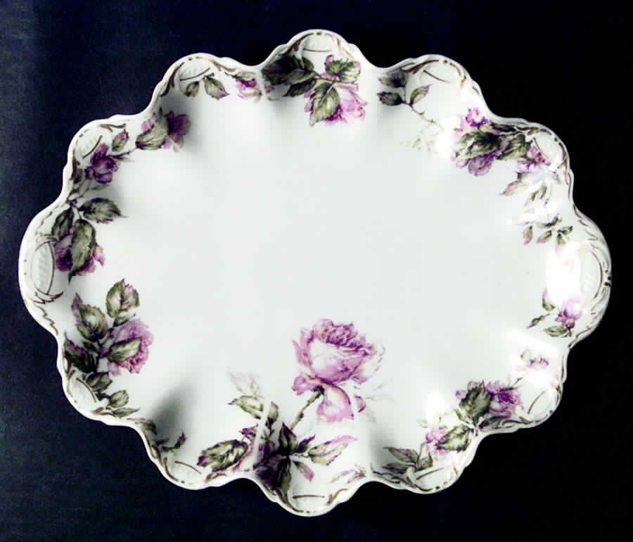 H1894 10" Oval Serving Platter by Haviland-1