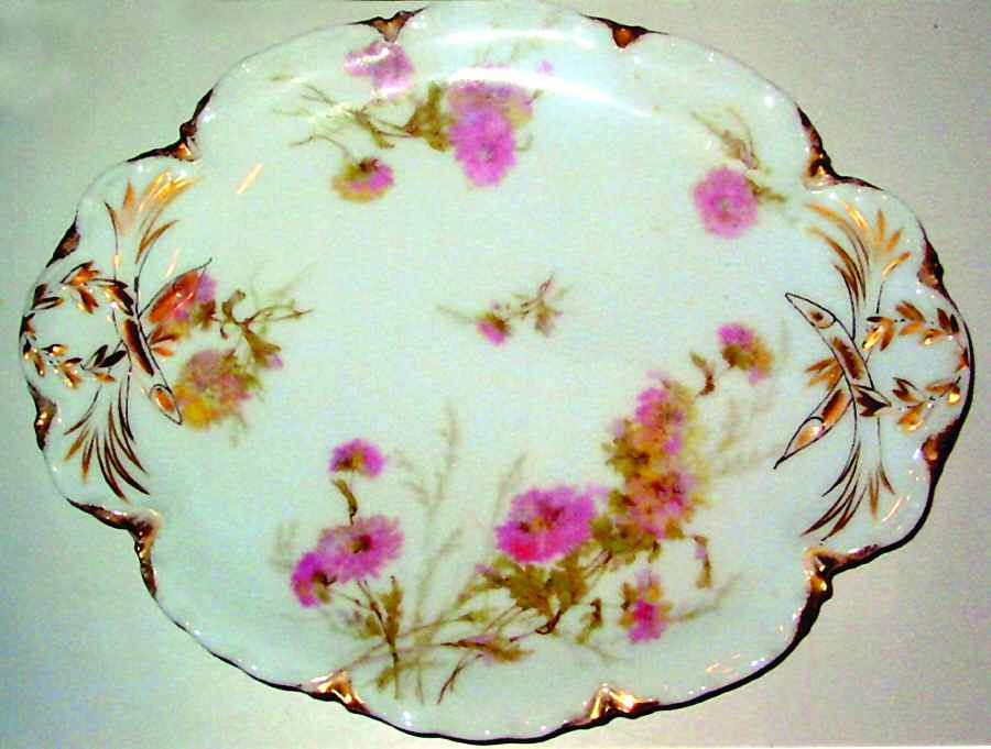 Schleiger 664-3 14" Oval Serving Platter by Haviland-1