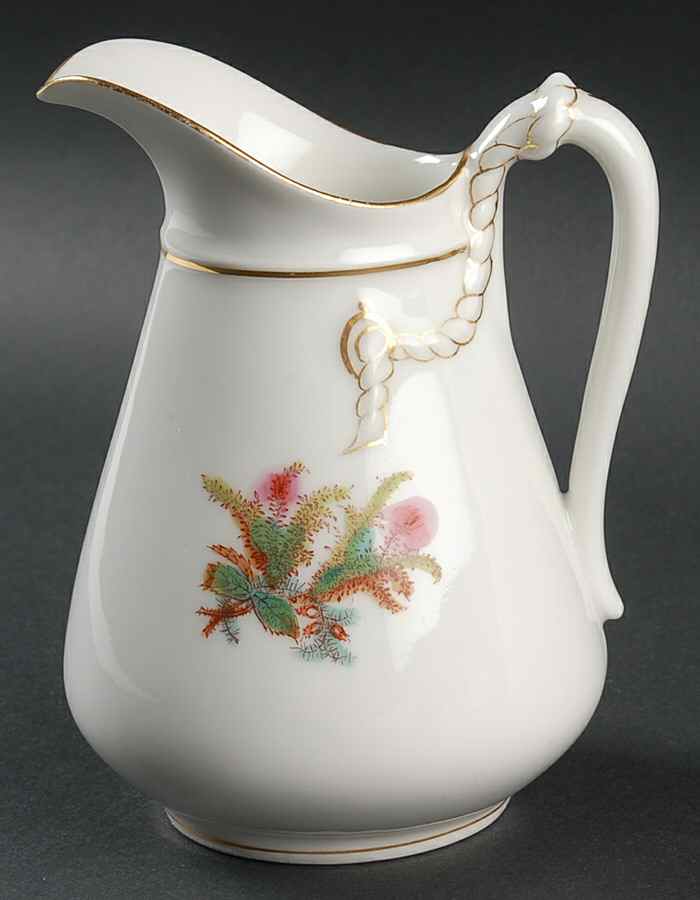 Moss Rose (Thin Gold Trim) Creamer by Haviland-1