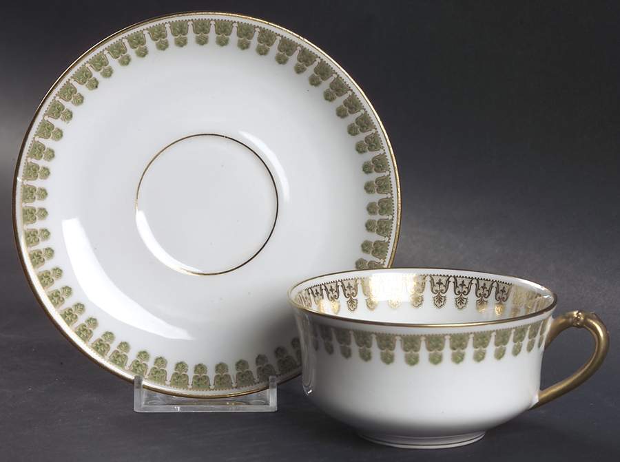 Schleiger 280-1 Flat Cup & Saucer Set by Haviland-1