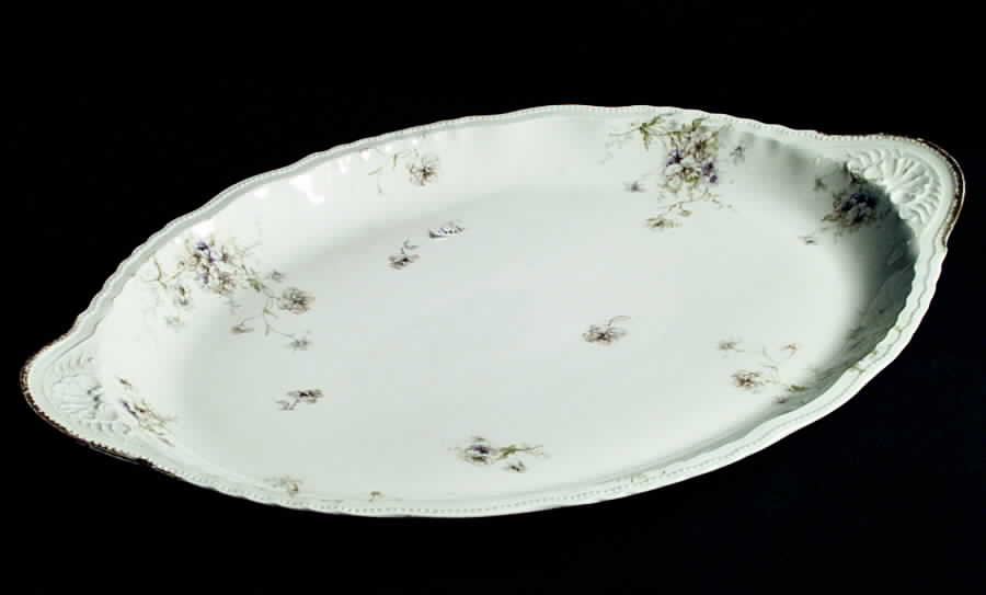 Schleiger 156-2 18" Oval Serving Platter by Haviland-1