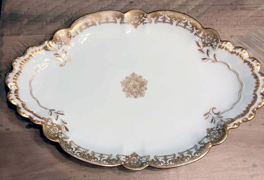 H1929 15" Oval Serving Platter by Haviland-1