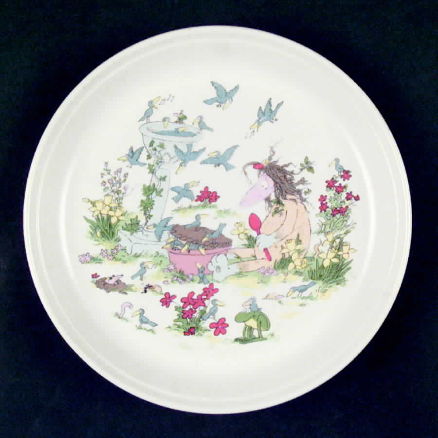What A Mess Child's Plate by Hornsea-1