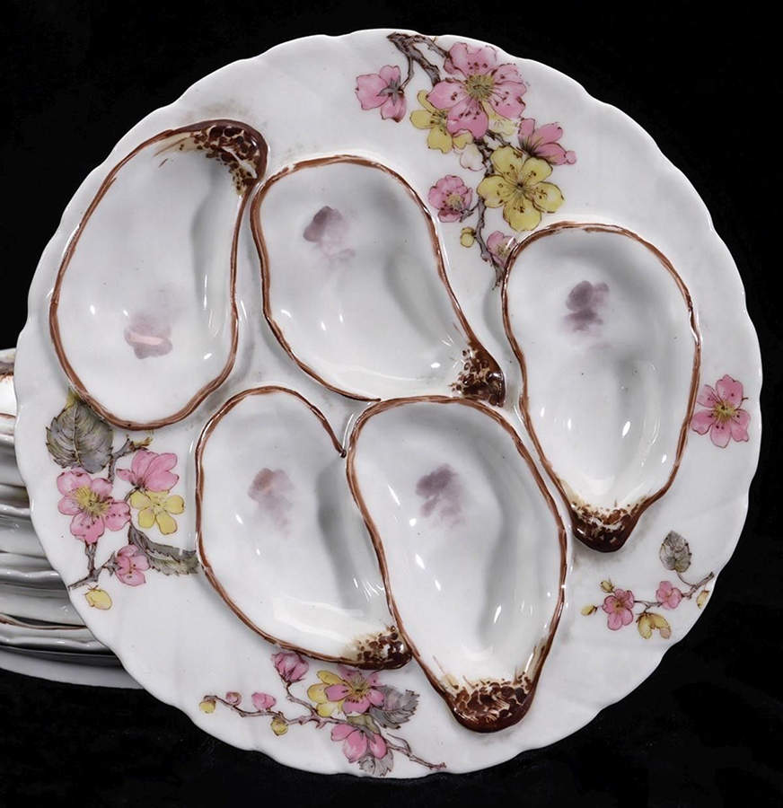 Schleiger 658-2 Oyster Plate by Haviland-1