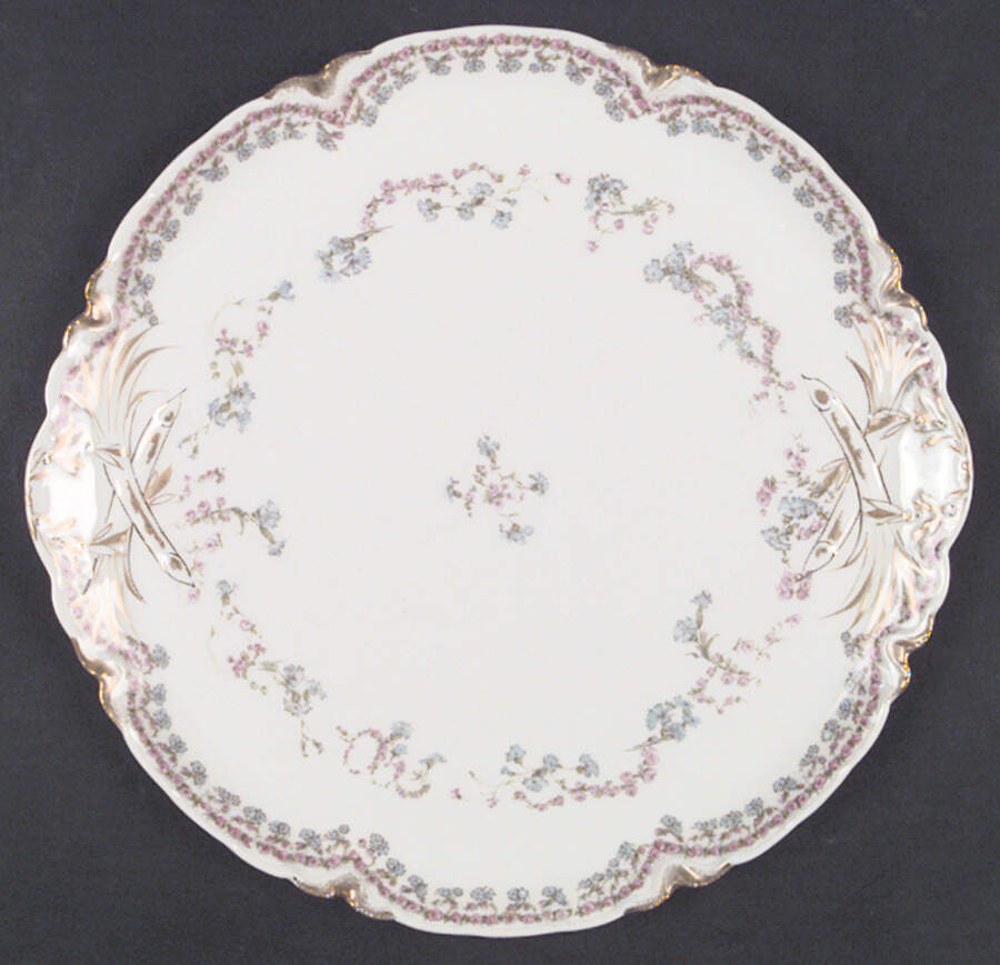 H1943 Handled Cake Plate by Haviland-1