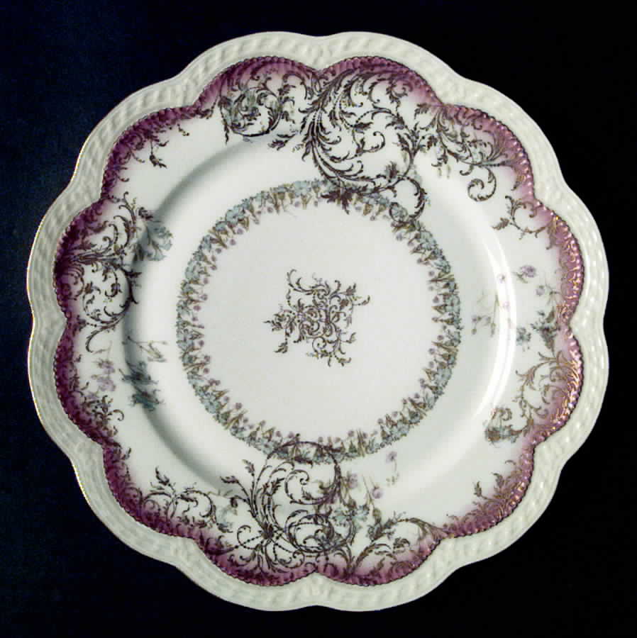 Schleiger 436-2 Luncheon Plate by Haviland-1