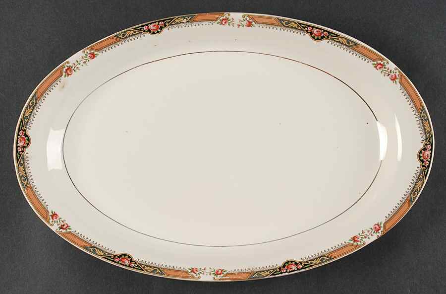HLC1524 13" Oval Serving Platter by Homer Laughlin -1