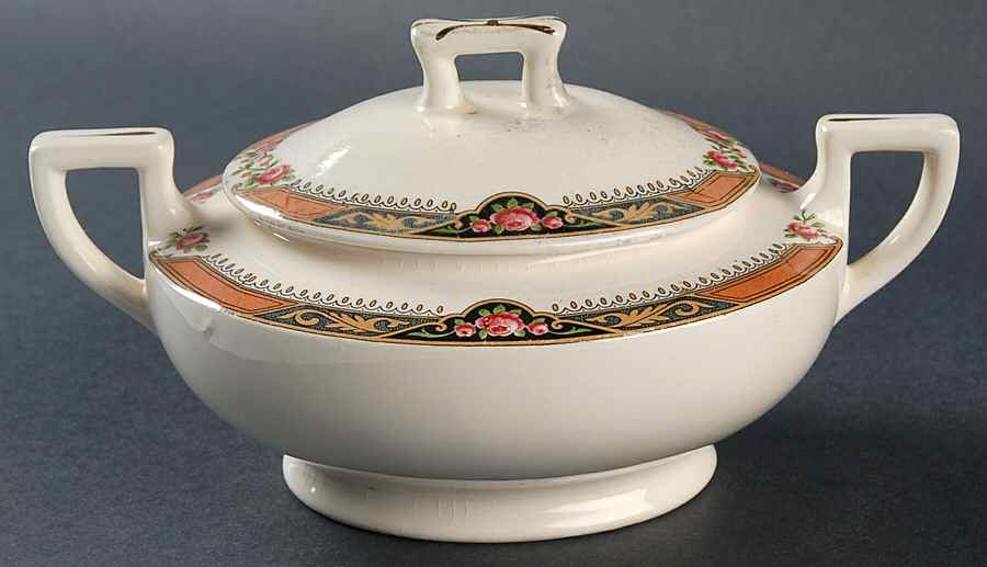 HLC1524 Sugar Bowl & Lid by Homer Laughlin -1