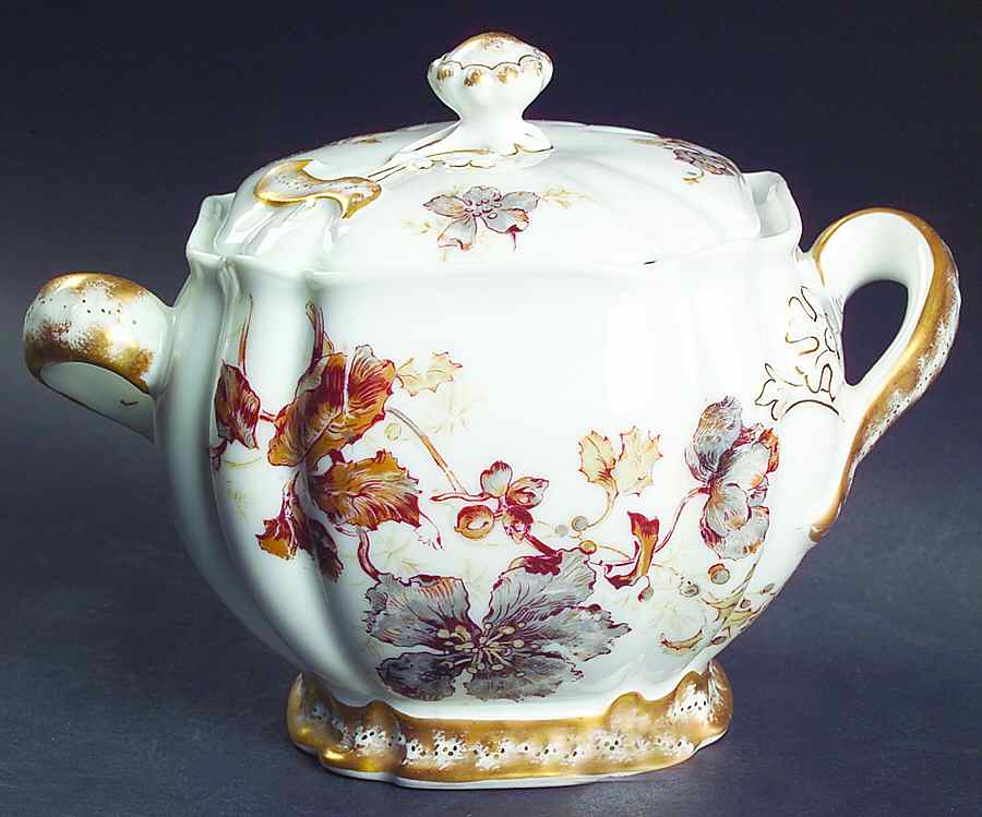 H1986 Sugar Bowl & Lid by Haviland-1