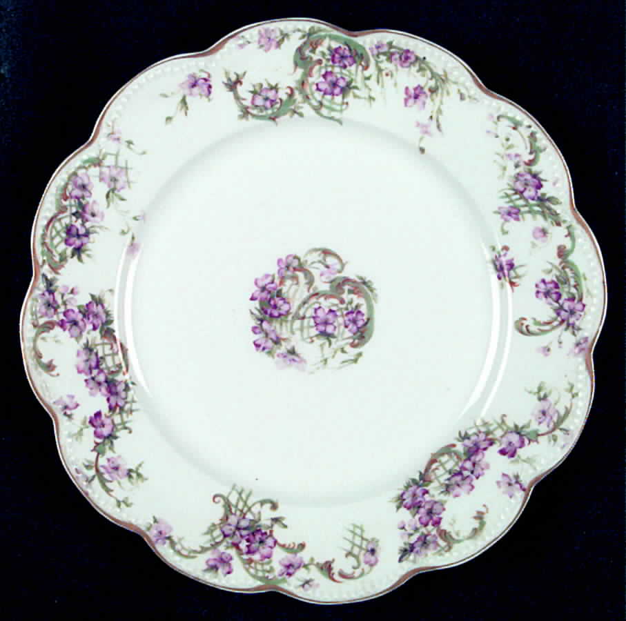 Schleiger 489-1 Luncheon Plate by Haviland-1