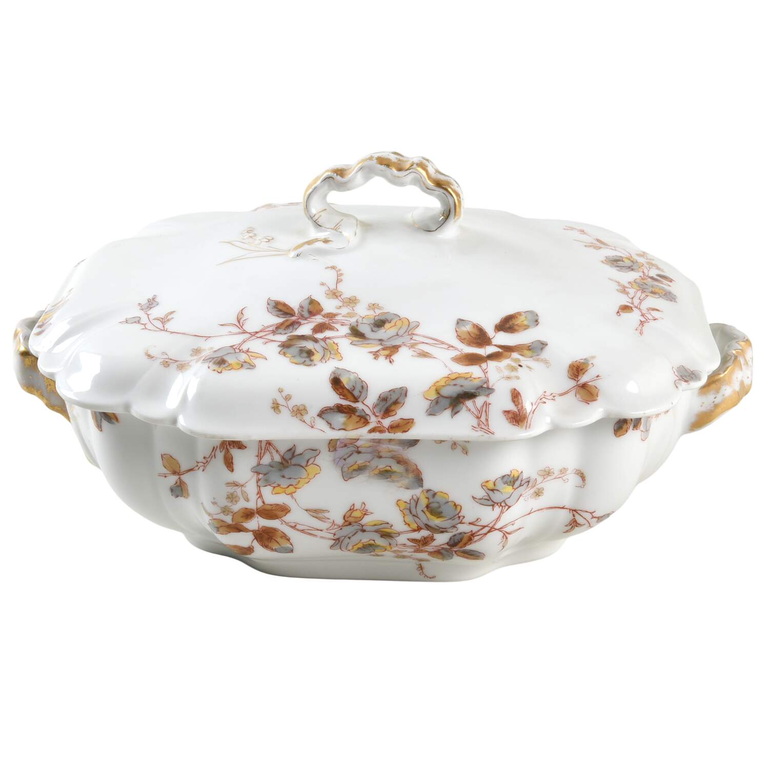 H2008 Oval Covered Vegetable by Haviland-1