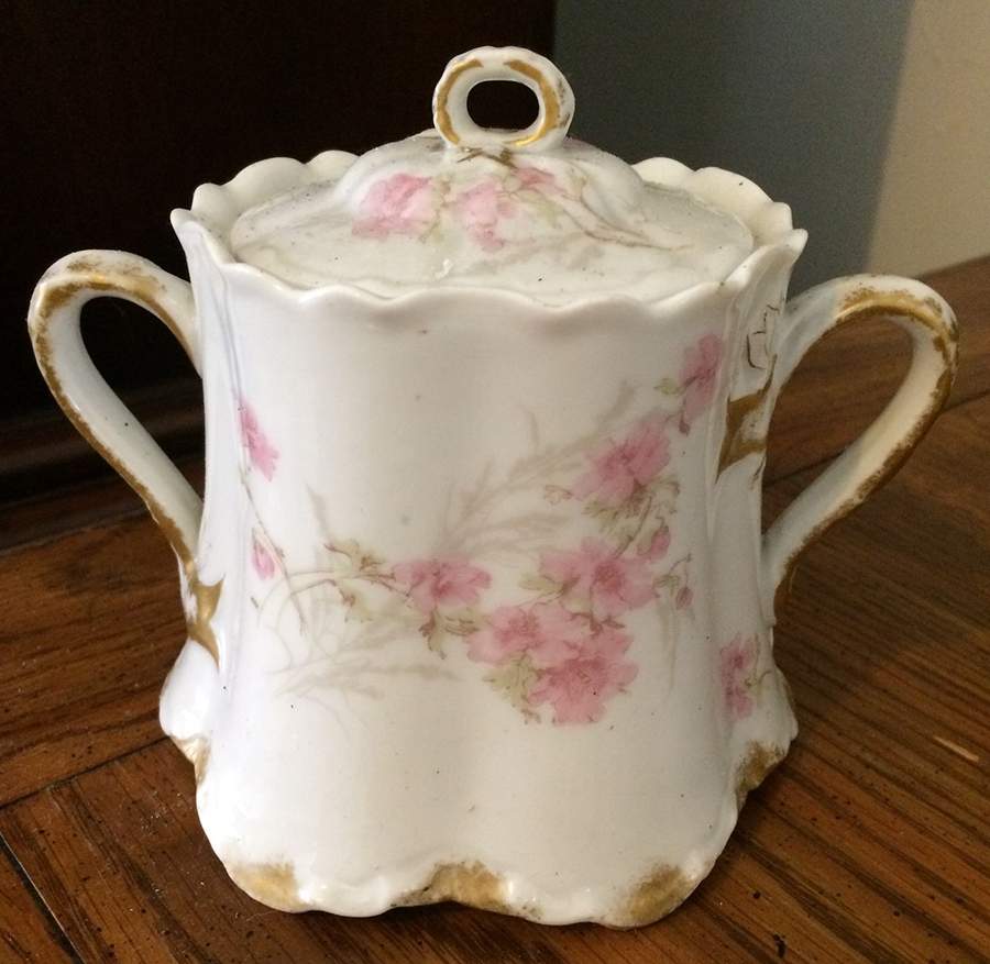 H2031 Sugar Bowl & Lid by Haviland-1