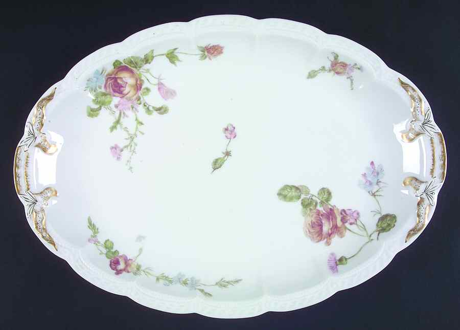 H2038 16" Oval Serving Platter by Haviland-1