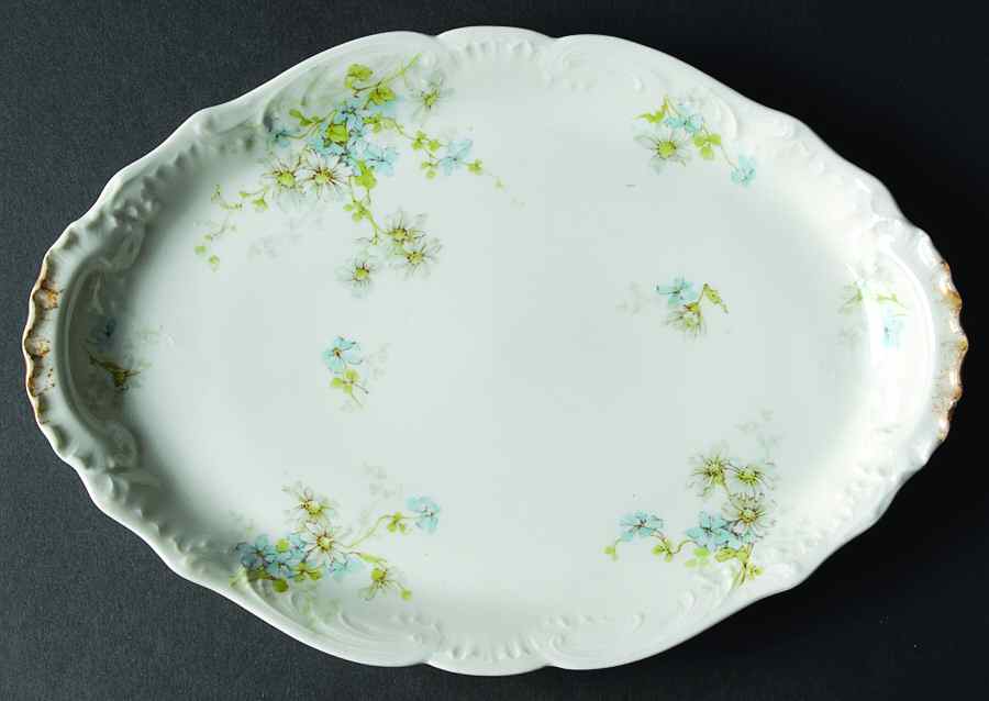 Schleiger 331-2 11" Oval Serving Platter by Haviland-1
