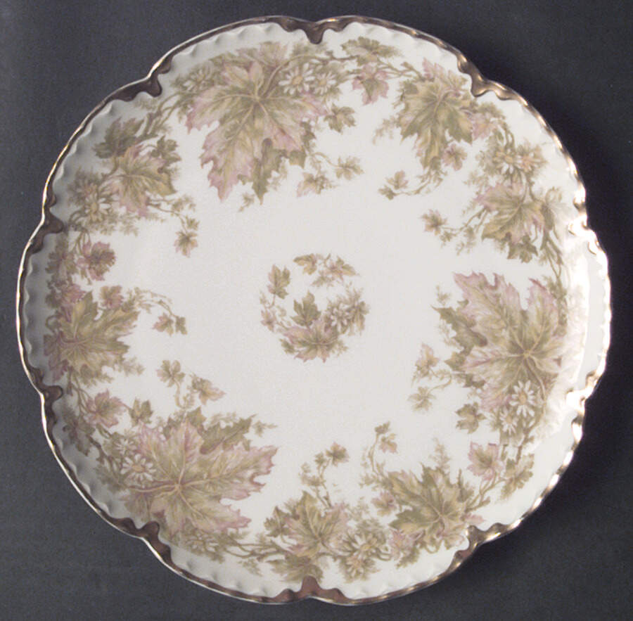 Schleiger 930-1 Coupe Luncheon Plate by Haviland-1