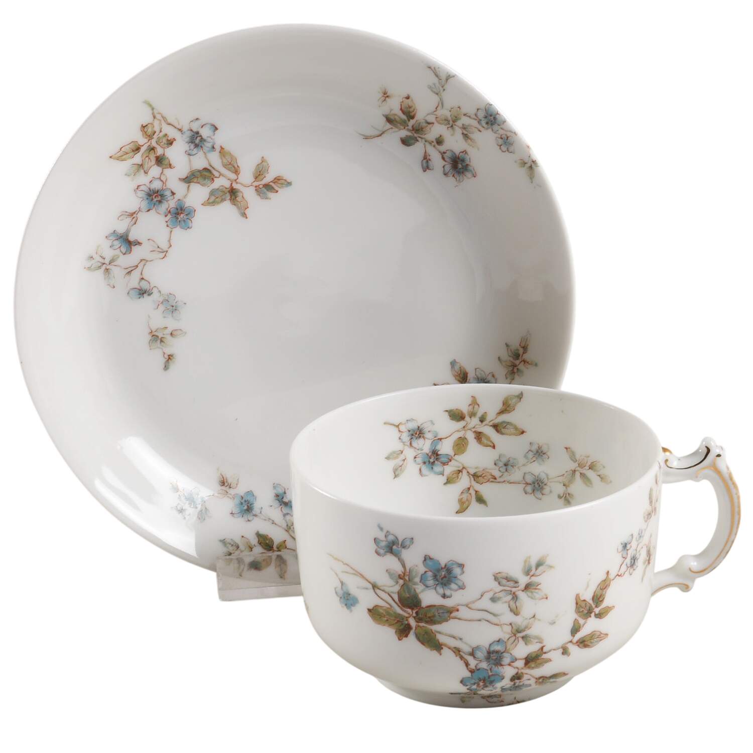 Schleiger 464-1 Flat Cup & Saucer Set by Haviland-1