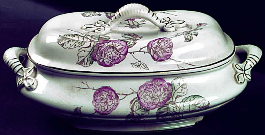 HLC1528 Oval Covered Vegetable by Homer Laughlin -1
